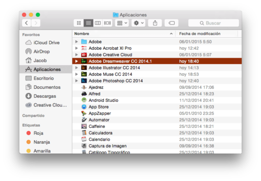 adobe dreamweaver for mac os x 10.7.5