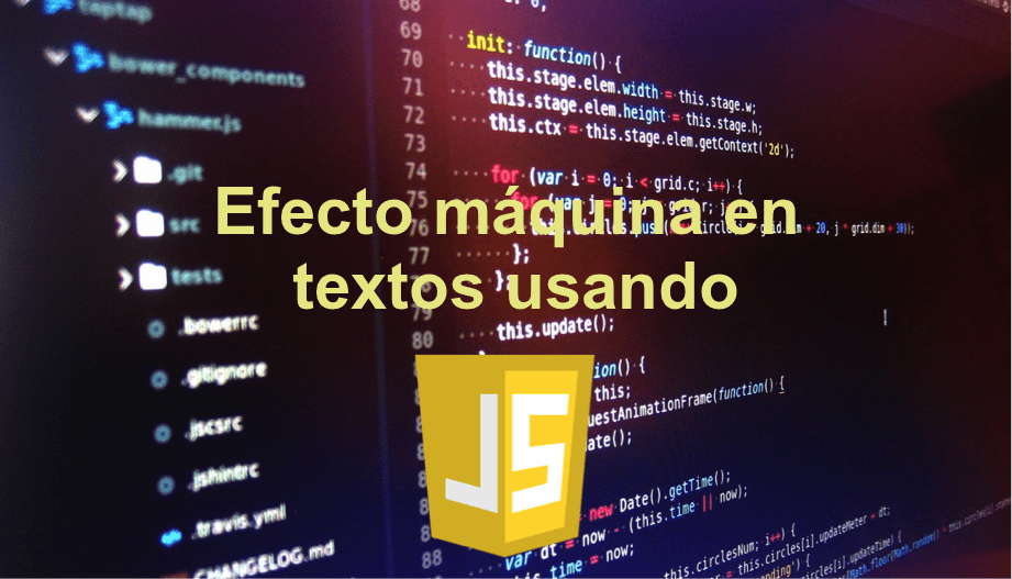 En este post aprenderás cómo hacer el efecto máquina en un texto usando JavaScript: obtendrás un código que lo hará de forma INCREÍBLE.