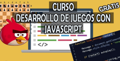 Encontrarás un excelente curso para aprender cómo CREAR UN VIDEOJUEGO en JavaScript, es decir: crear un videojuego para la web.