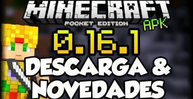Descarga Minecraft 0.16.1 para Android totalmente FULL.