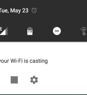 Desactivar notificación de Chromecast.