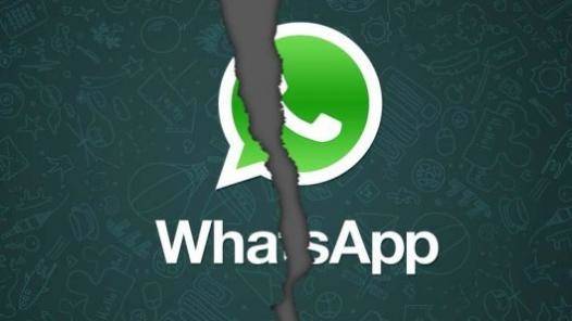 WhatsApp caído.