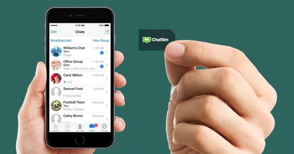 Sim Card que te permite chatear sin tener internet.