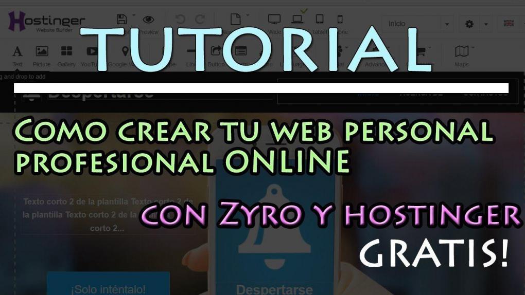 How to create a professional website from scratch with Zyro.