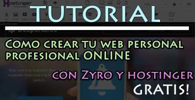 Cómo crear una web profesional desde cero con Zyro.