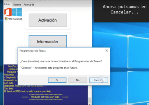 activar office 2016