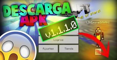 ⭐ Podrás descargar MINECRAFT Pocket Edition (PE) 1.1.1 ⭐ para Android totalmente FULL y en Español. ✅ ¡Add-ons, errores arreglados y más, ENTRA!