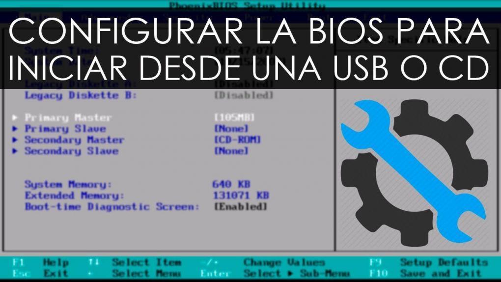 Cómo Configurar La Bios Para Arrancar Con Usbdvdcd 0133