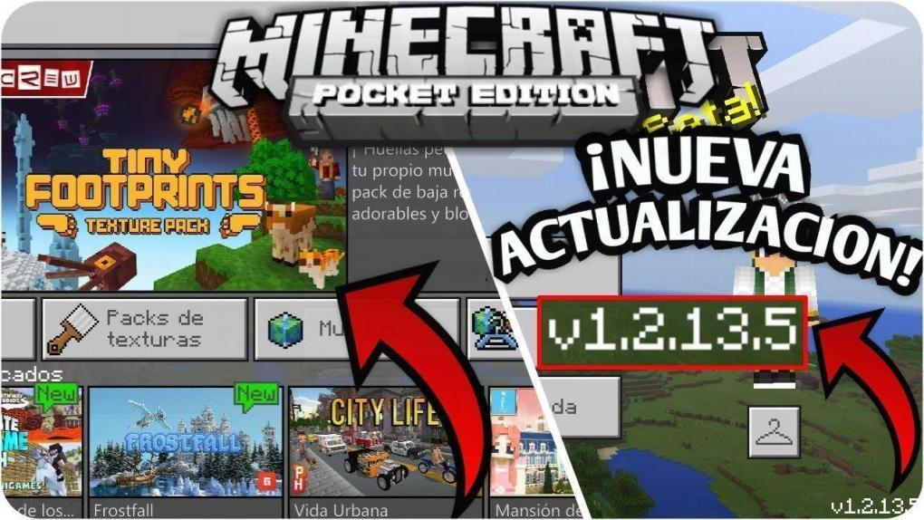 In this post you will find Minecraft Pocket Edition in its version 1.2.13.5 completely complete to download to your Android (.APK). ENTERS!