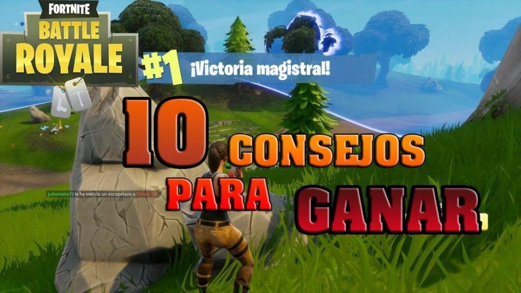 In this post we will explain 10 tips that you must see and follow if you want to WIN in Fortnite Battle Royale. ENTERS!