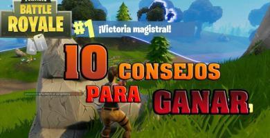 En este post te explicaremos 10 consejos que debes ver y seguir si es que quieres GANAR en Fortnite Battle Royale. ¡ENTRA!