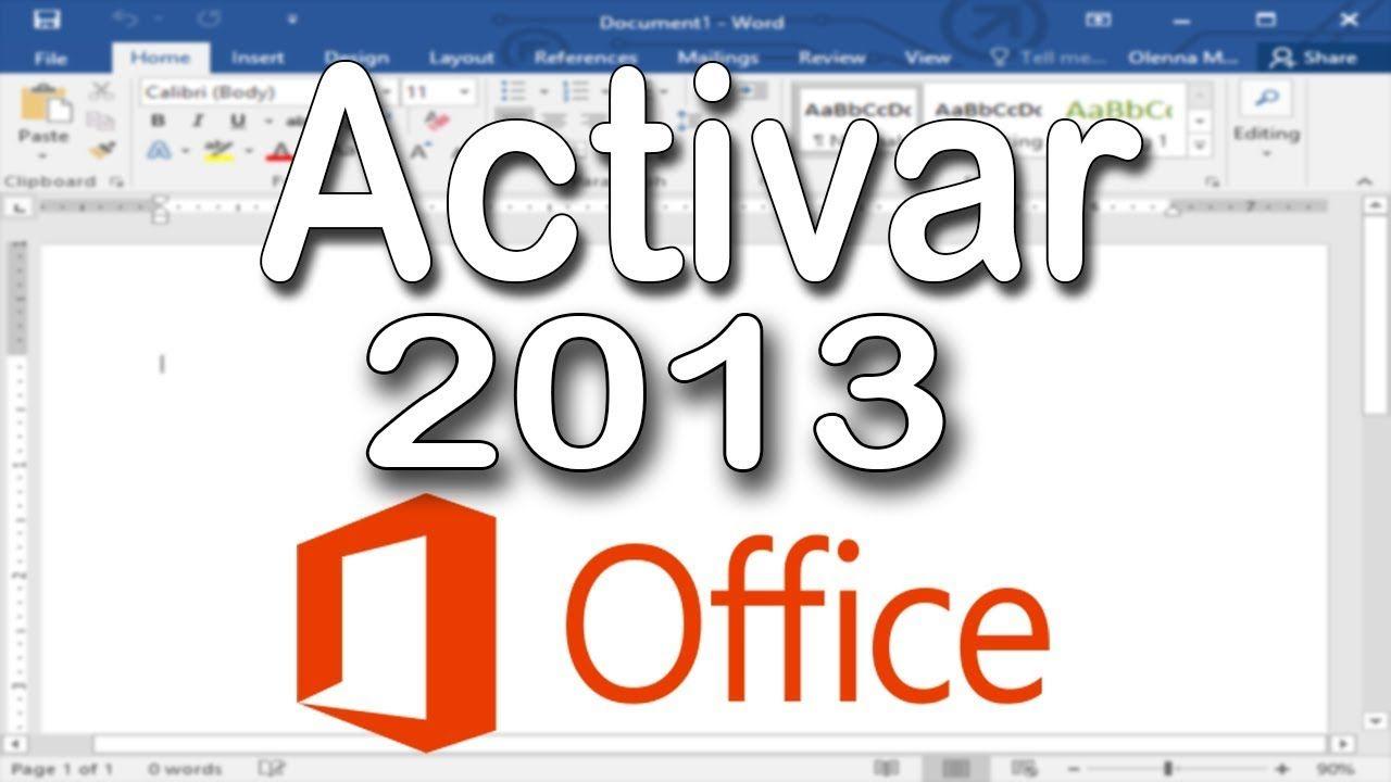 ? Cómo ACTIVAR MICROSOFT OFFICE 2013 Full en 1 minuto ▷ 2022
