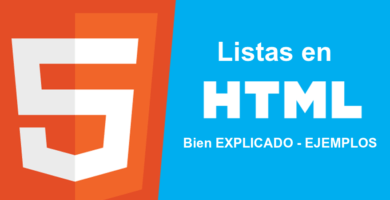 You will learn all about the ⭐ LISTS in HTML ✅ (and change the VIÑETAS): we will approach the ORDERED and the DISORDERED with CLEAR EXAMPLES. ⭐ ENTER!