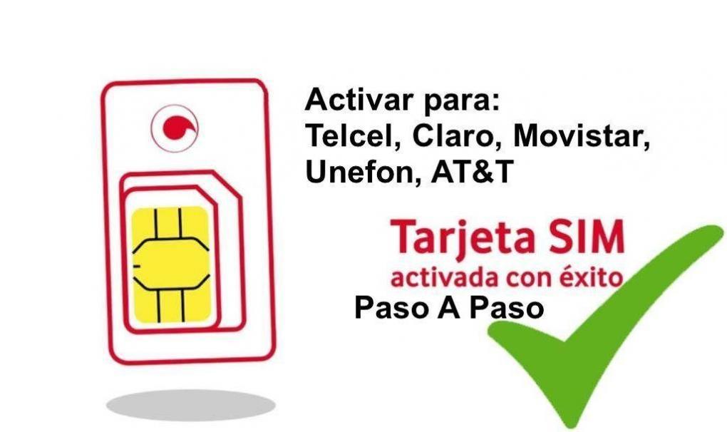 Learn how to ⭐ ACTIVATE PERSONAL CHIP / SIM card (both for Telcel, AT&T, Movistar, Claro, Unefon) and thus be able to communicate on your mobile device. ✅⭐