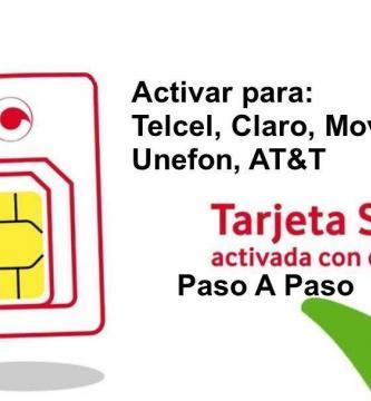 Learn how to ⭐ ACTIVATE PERSONAL CHIP / SIM card (both for Telcel, AT&T, Movistar, Claro, Unefon) and thus be able to communicate on your mobile device. ✅⭐
