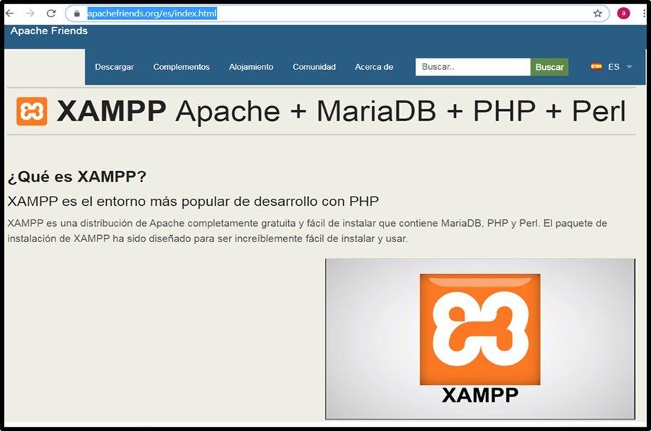 instalar el servidor de Windows Xampp de Redmine