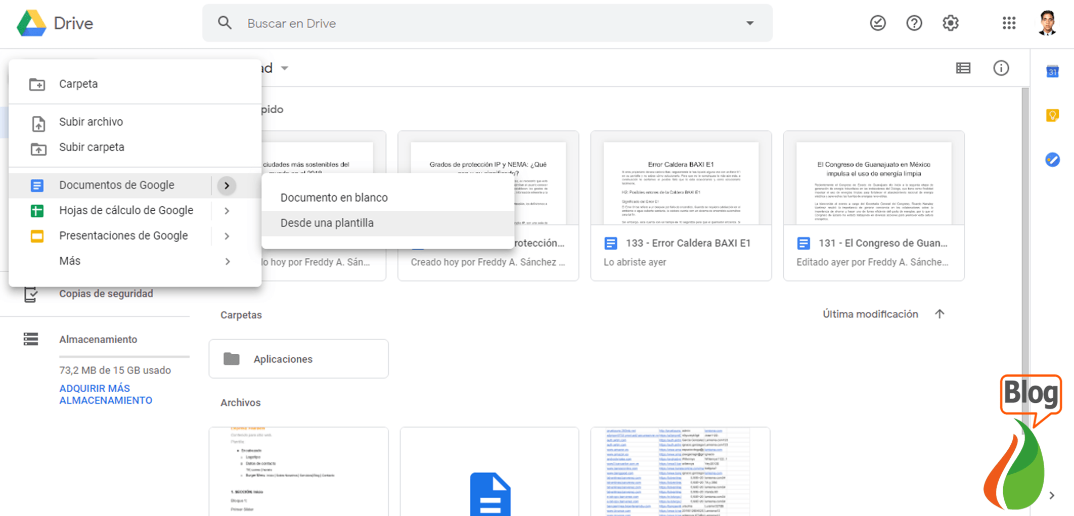 Entre los programas similares a Microsoft Office tenemos Suite de Google