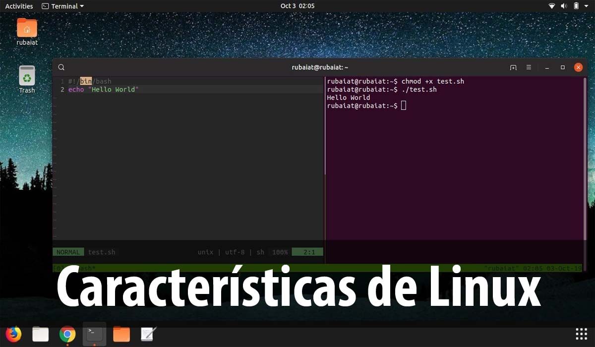 Características del sistema operativo