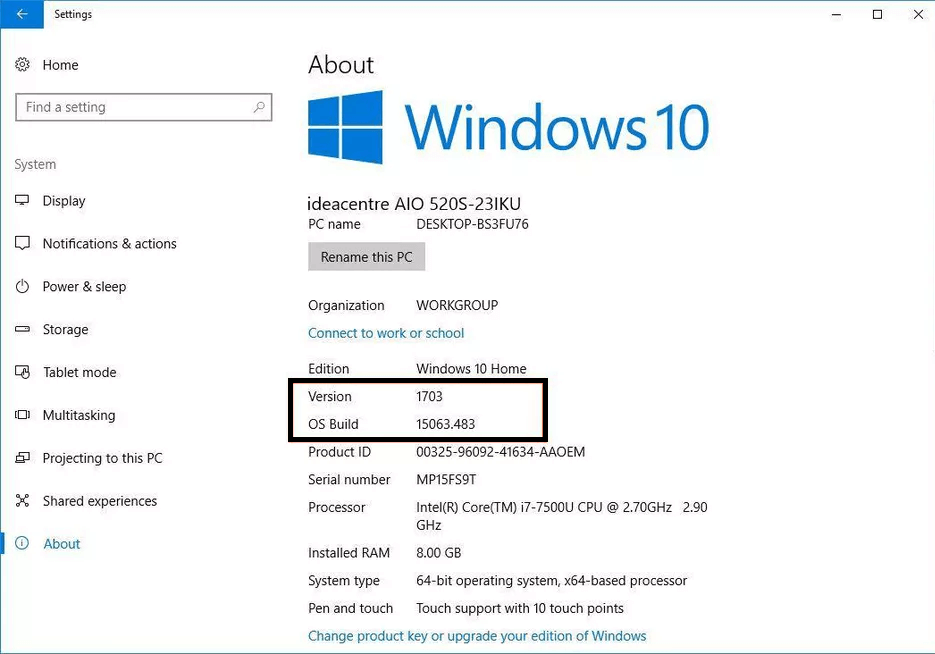 Como Averiguar La Version De Windows Que Tienes Instalada Y Si Es La Ultima Images 7964