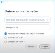 Presiona el botón "Cancelar"