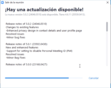 Zoom, en el proceso de actualización.
