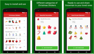 Mejores stickers de navidad para descargar para WhatsApp.