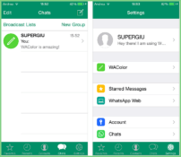 WaColor, app modificada de WhatsApp.