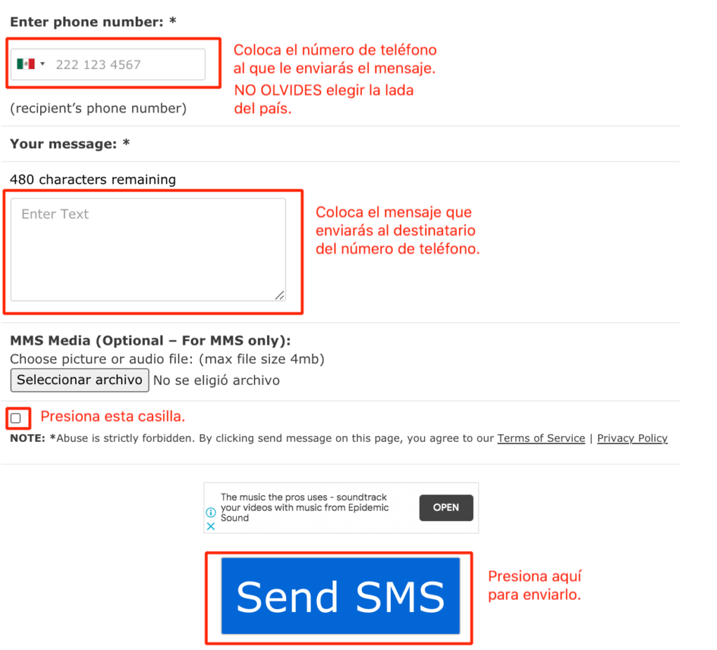 How to SEND an ANONYMOUS SMS online GUIDE 2024